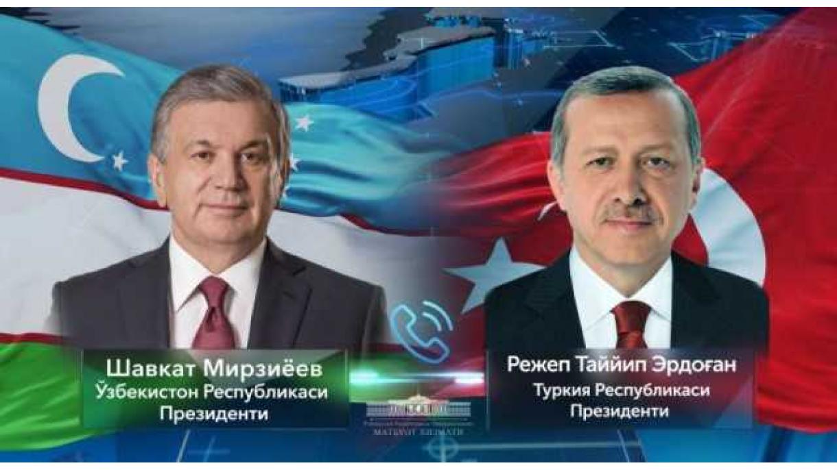 Prezident Erdo‘g‘an Shavkat Mirziyoyev bilan muloqot qildi