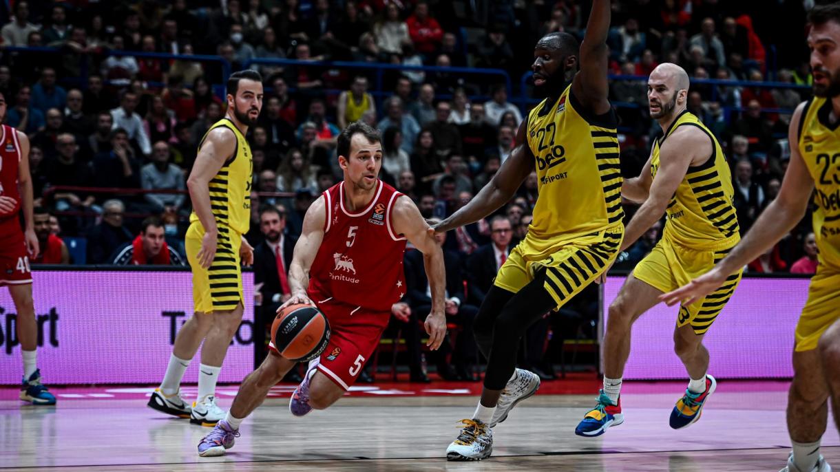 Turkish Airlines Euroliga: el Fenerbahçe derrotó al Armani Milano