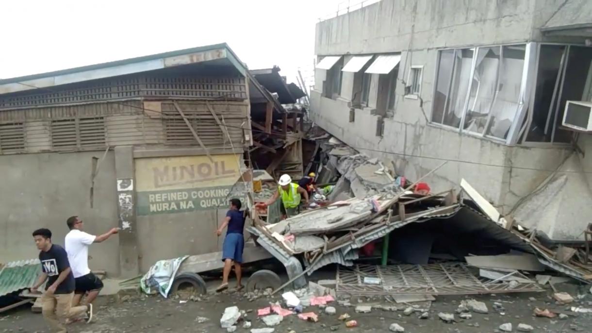 فلپائن میں 6٫9 شدت کا زلزلہ ، 4 افراد ہلاک