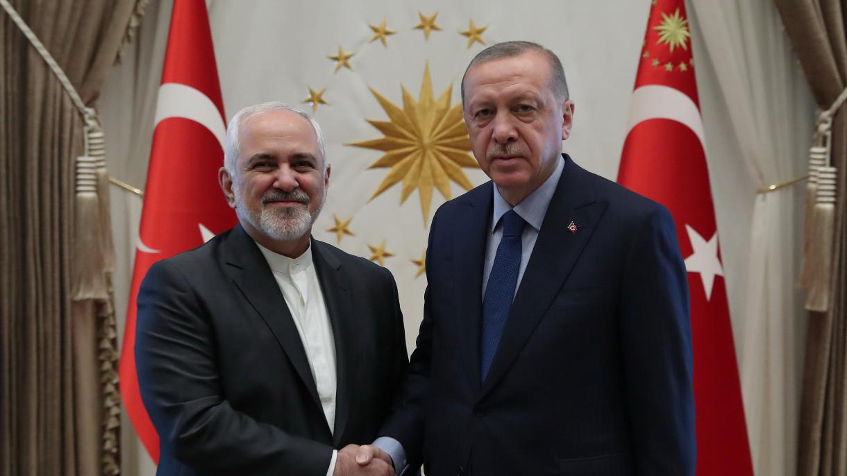 Recep Tayyip Erdogan a reçu le ministre iranien des Affaires étrangères Javad Zarif