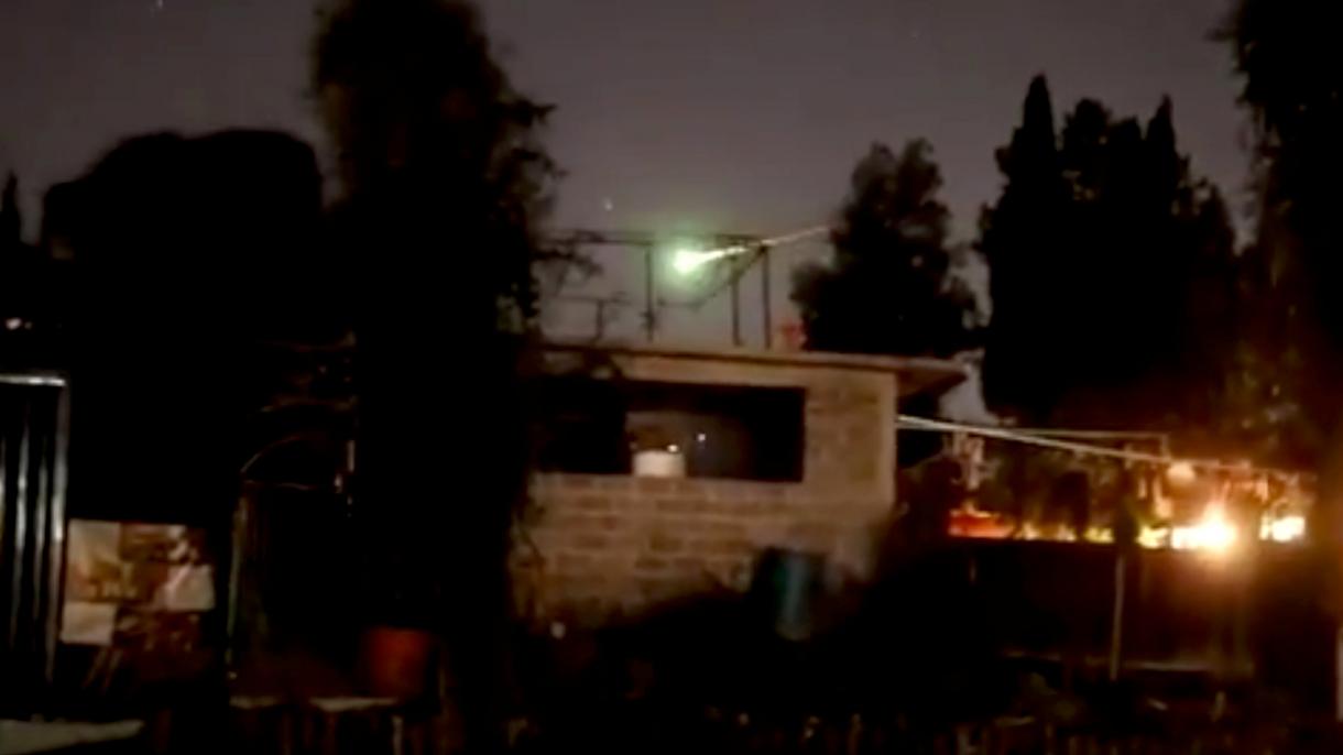 Imagens são tiradas de um meteoro que entrou na atmosfera em Xochimilco no México