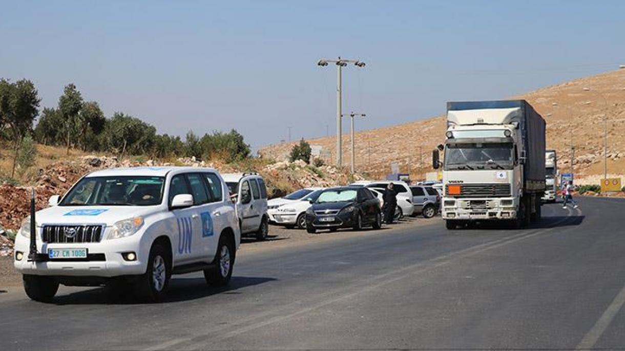 Les Nations Unies acheminent 21 poids lourds d'aides humanitaires à Idlib