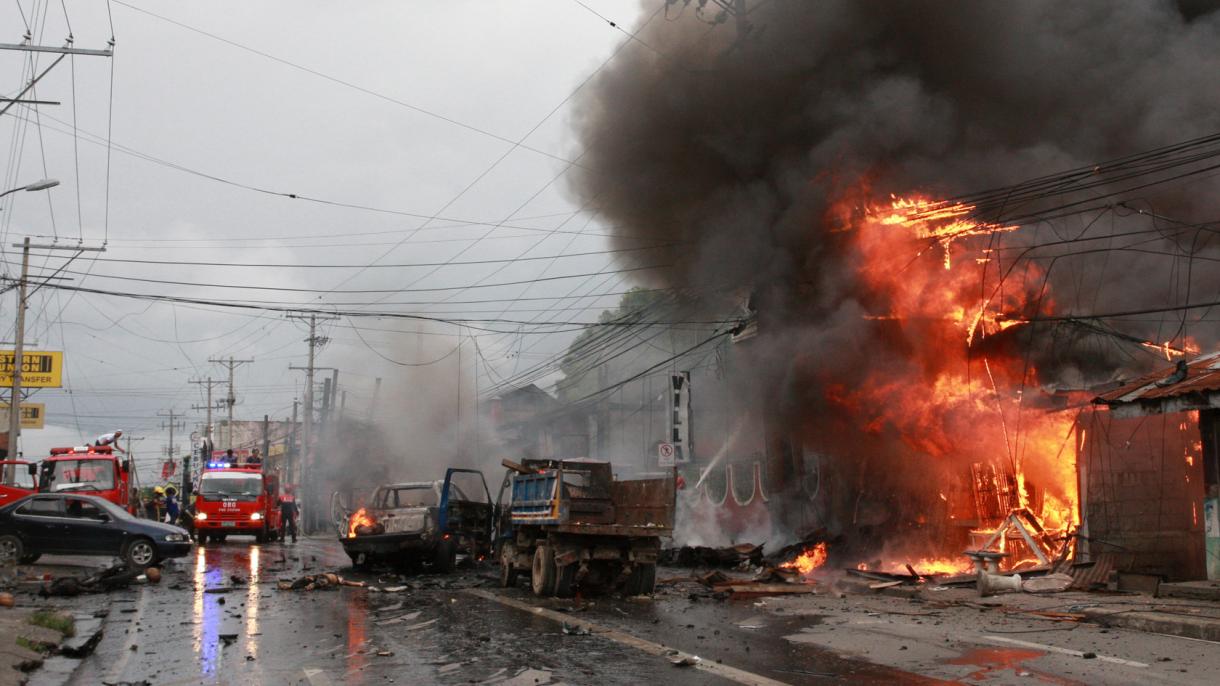 فلپائن:خریداری کے مرکز پر بم حملہ،2 افراد ہلاک درجنوں زخمی