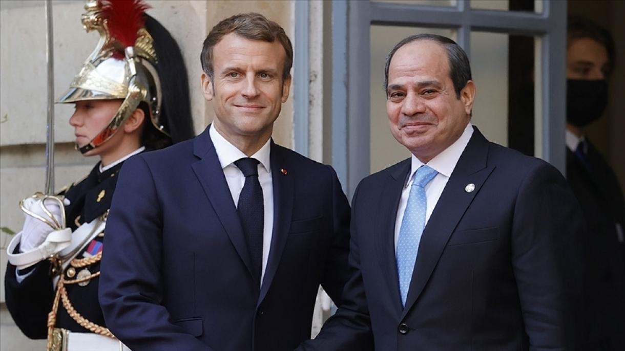 Il presidente egiziano Al-Sisi discute con il suo omologo francese Macron la crisi Israele-Palestina