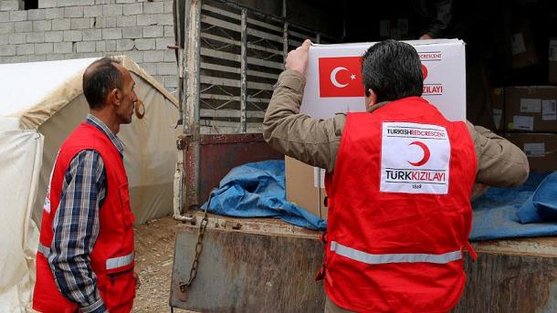 Semiluna Roşie a distribuit ajutoare în oraşul Madaya