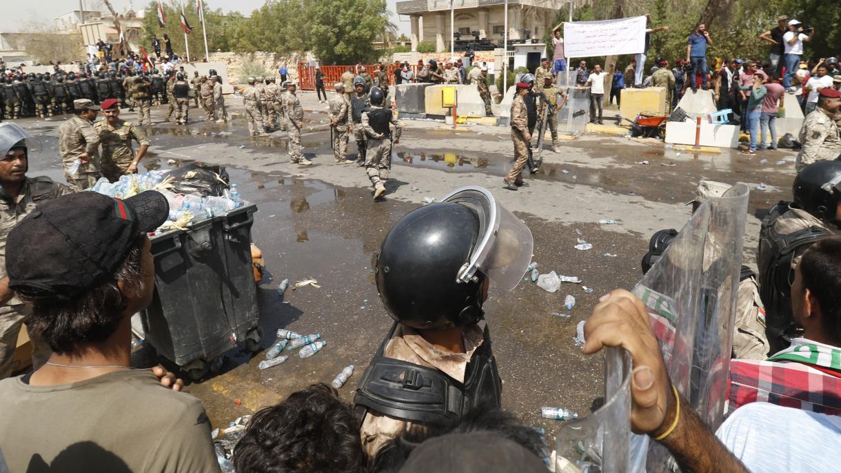 کشته شدن پنج تن در تظاهرات جنوب عراق