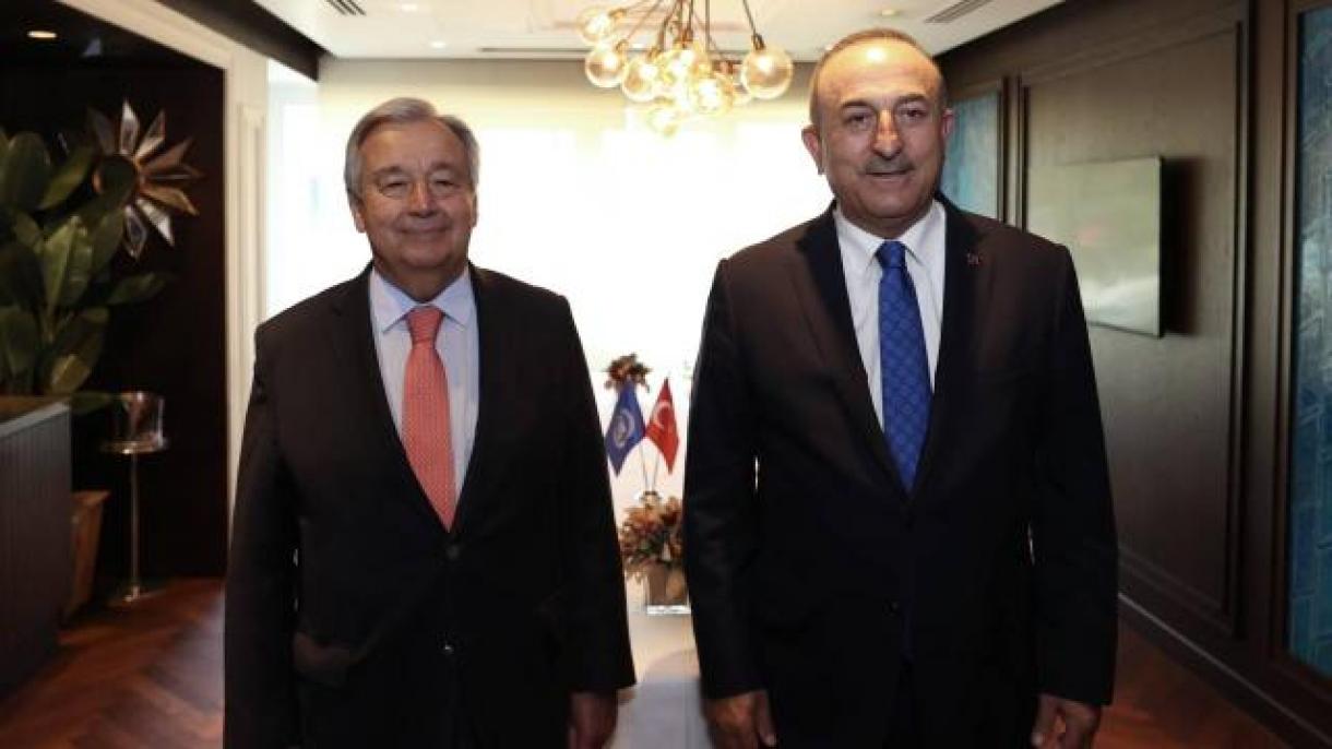 Çavuşoğlu a discutat cu Guterres despre problemele actuale