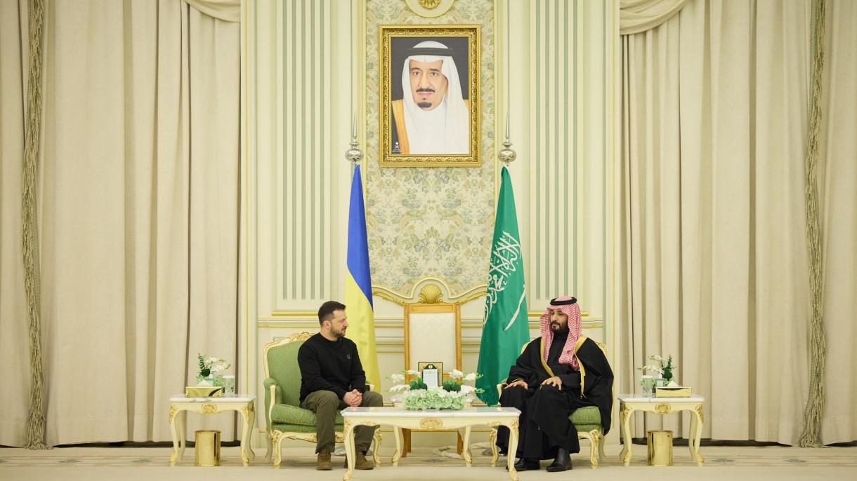 Volodimir Zelenski s-a întâlnit cu prințul moștenitor saudit Mohammed bin Salman