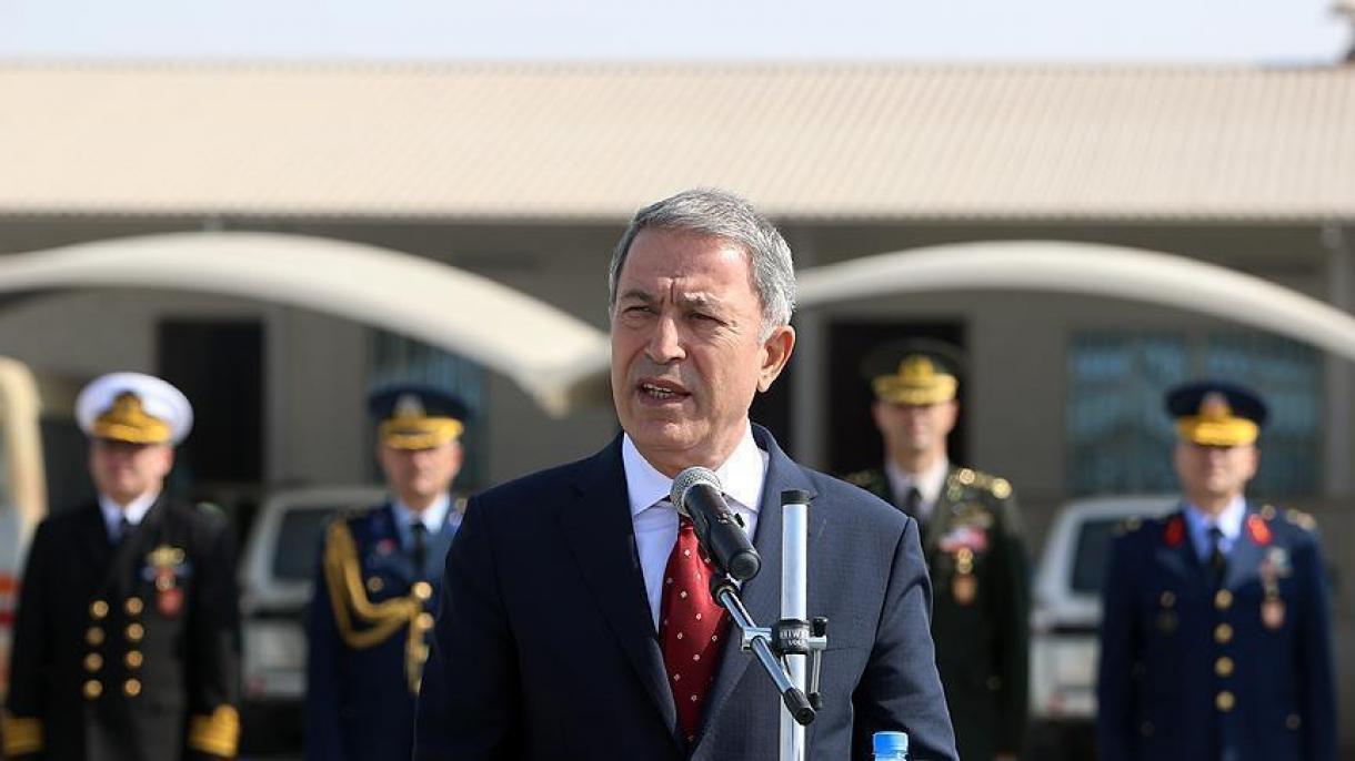 وزیر دفاع ترکیه کشته شدن نظامیان آمریکایی در منبج را تسلیت گفت