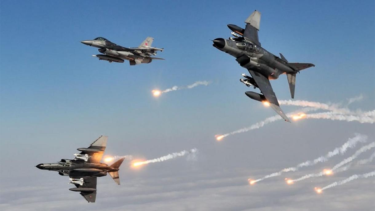 عملیات هوایی جنگنده های ترکیه در شمال عراق