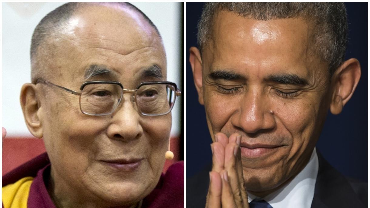 Obama a Fehér Házban fogadta a dalai lámát