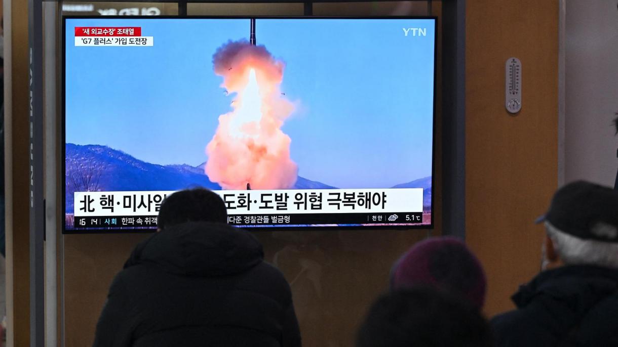 کره شمالی یک موشک بالستیک به سمت دریای ژاپن پرتاب کرد