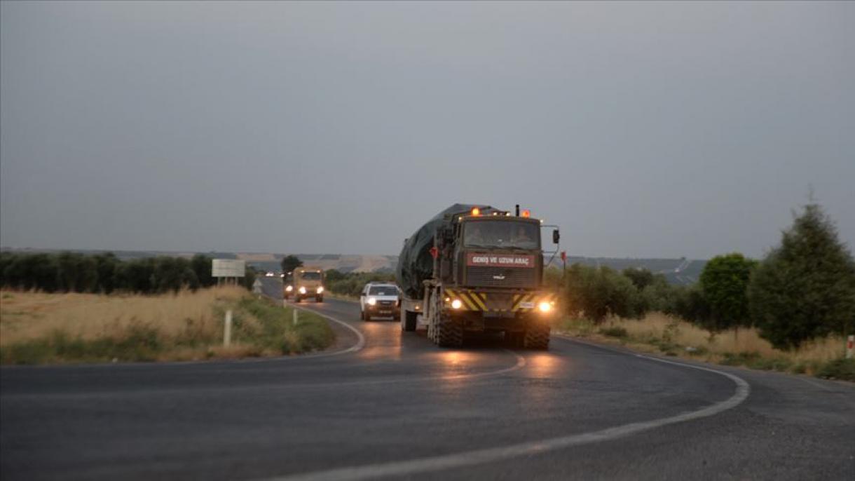اعزام نیروی نظامی تقویتی به مرز مشترک ترکیه و سوریه