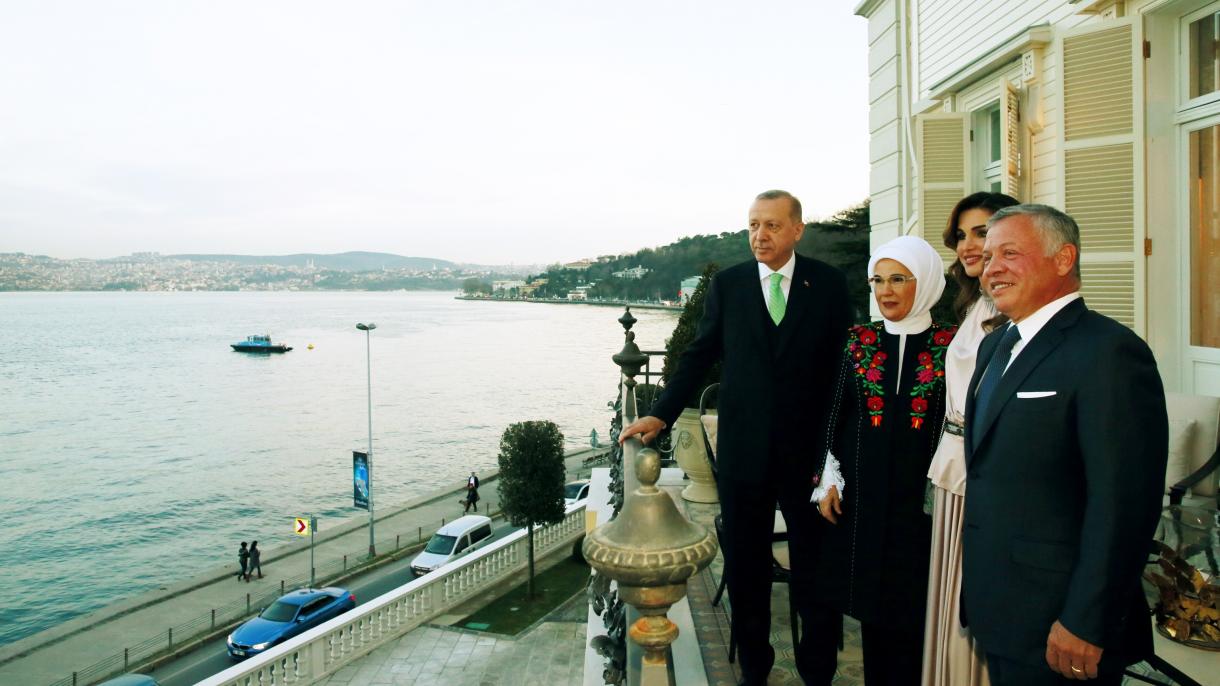 土耳其总统接待约旦国王