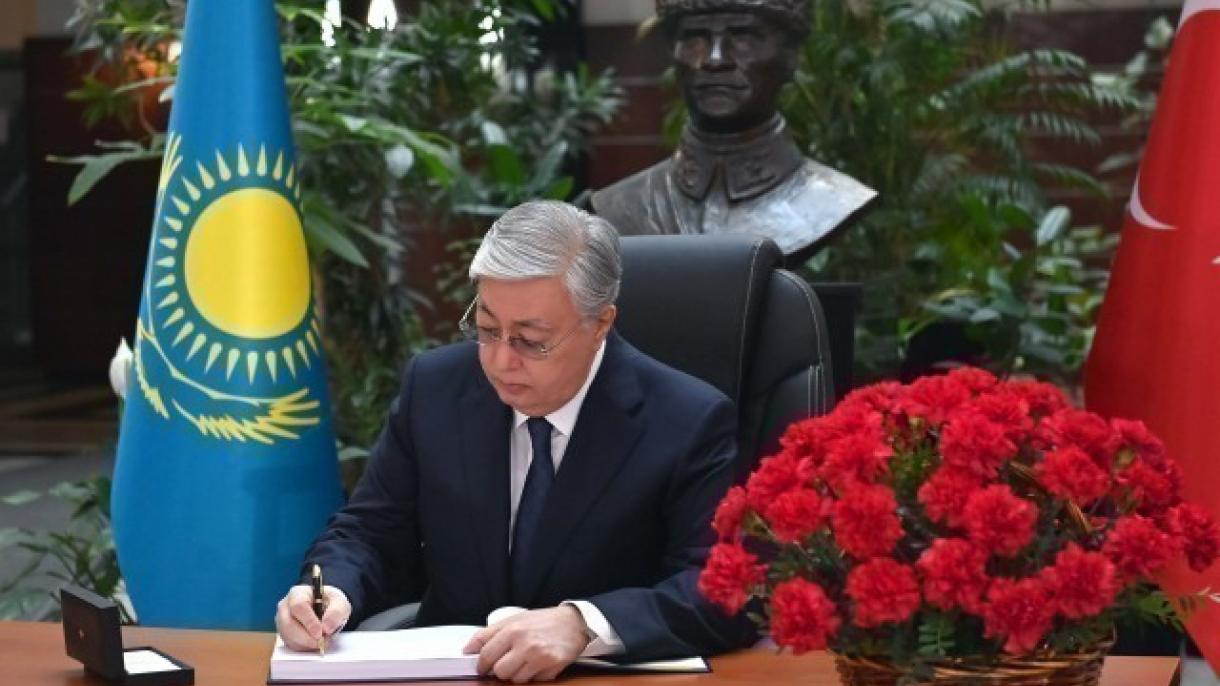 Qozog‘iston prezidenti Turkiya elchixonasiga borib, hamdardlik bildirdi