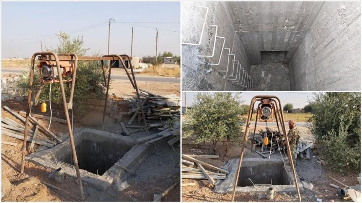 Terrordan saplanan Kişto obasynda terror guramasy ÝPG/PKK tarapyndan gazylan tunel tapyldy