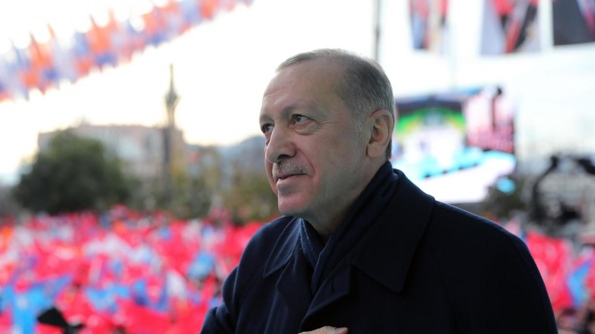 Mensaje del presidente Erdogan sobre la película "Intersección; tan feliz de tenerte, Eren"