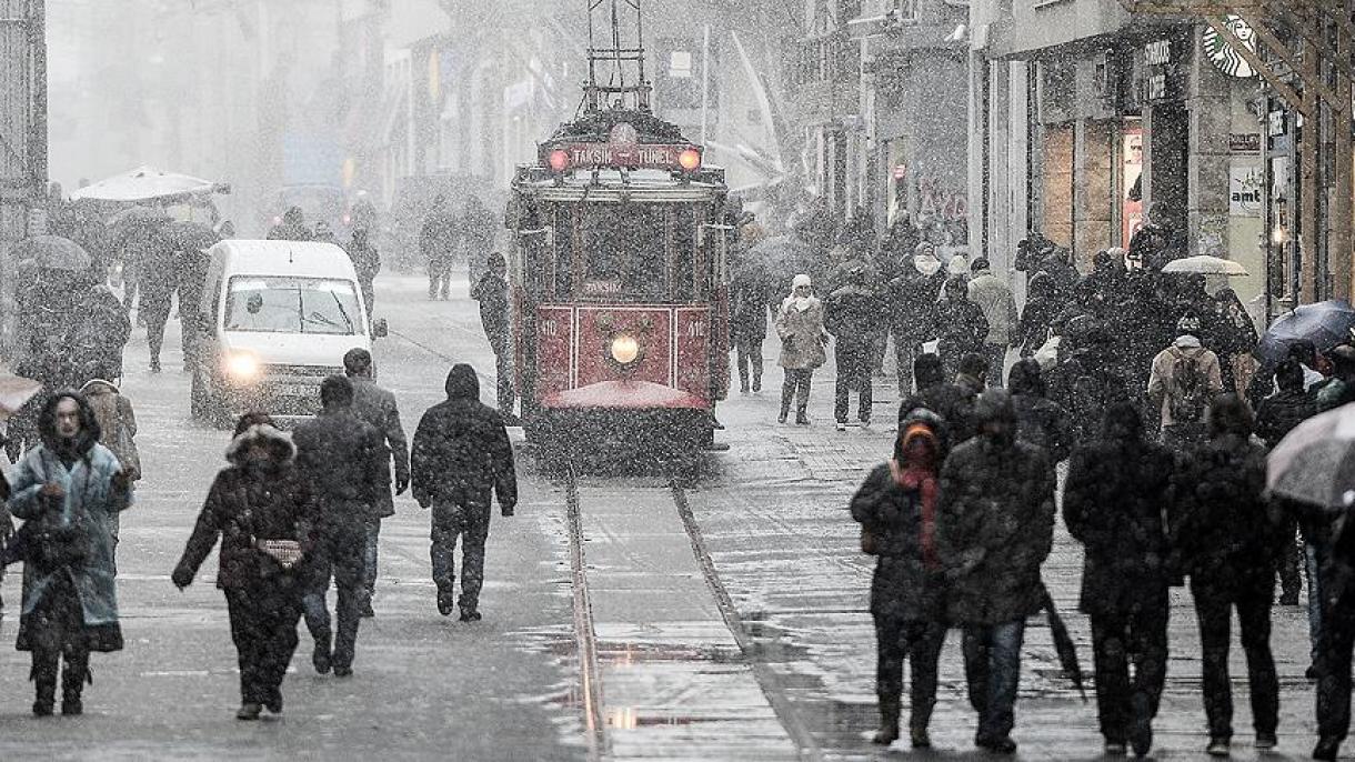 Meteorologia adverte neve pesada em toda a Turquia