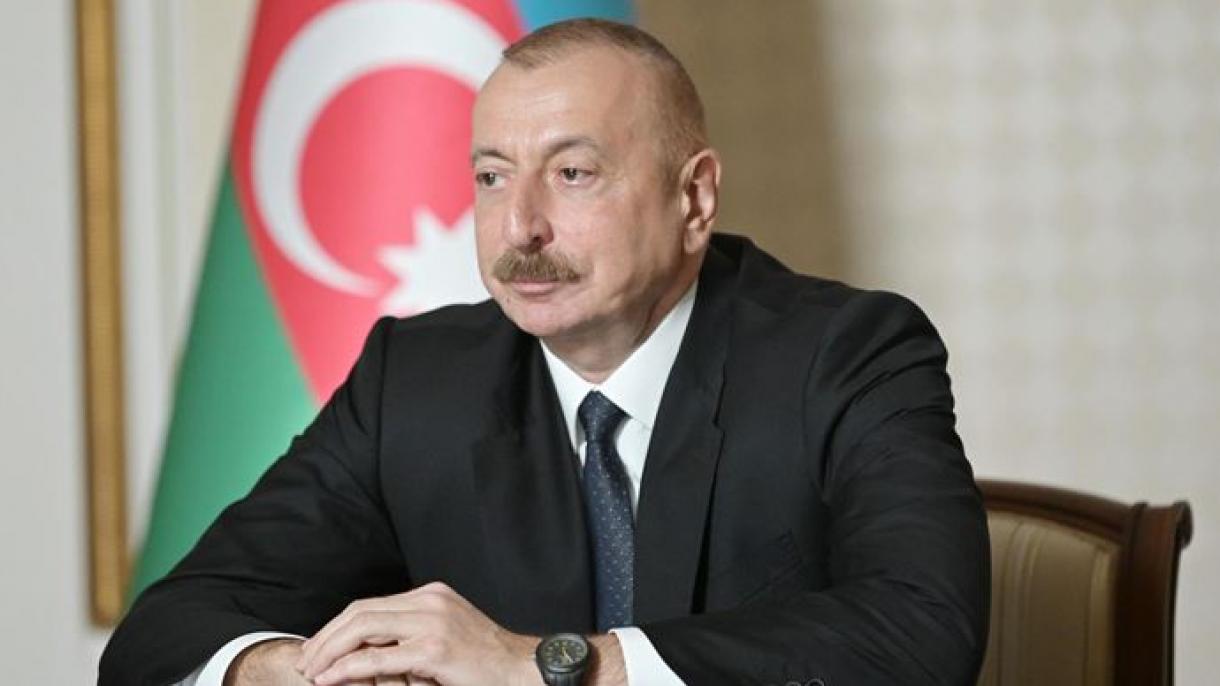 Ilham Aliýew Halka Ýüzlenip Çykyş Etdi