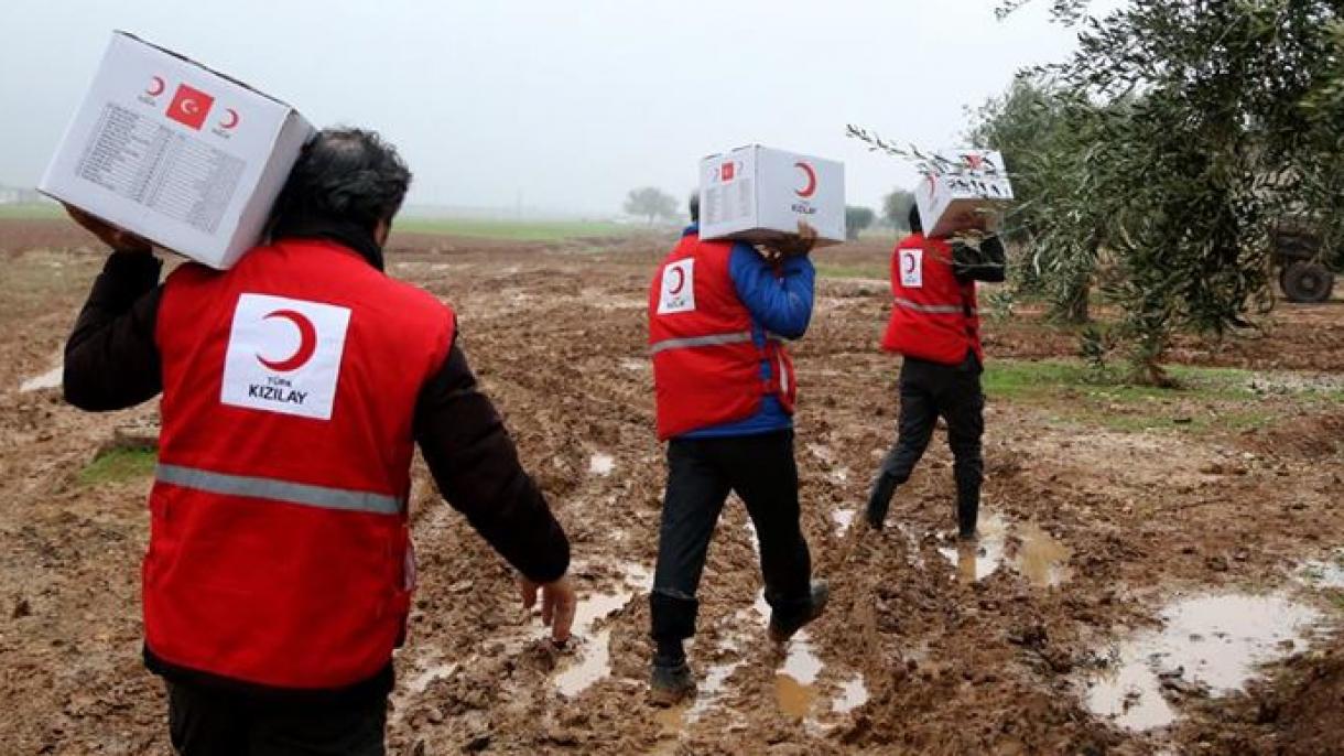 Segélyeket küldött Szíriába a Török Vörös Félhold