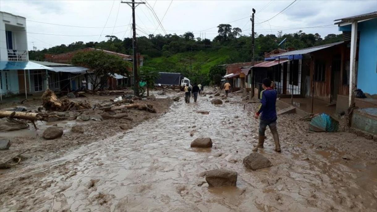 Muertos a causa de las lluvias torrenciales en Colombia