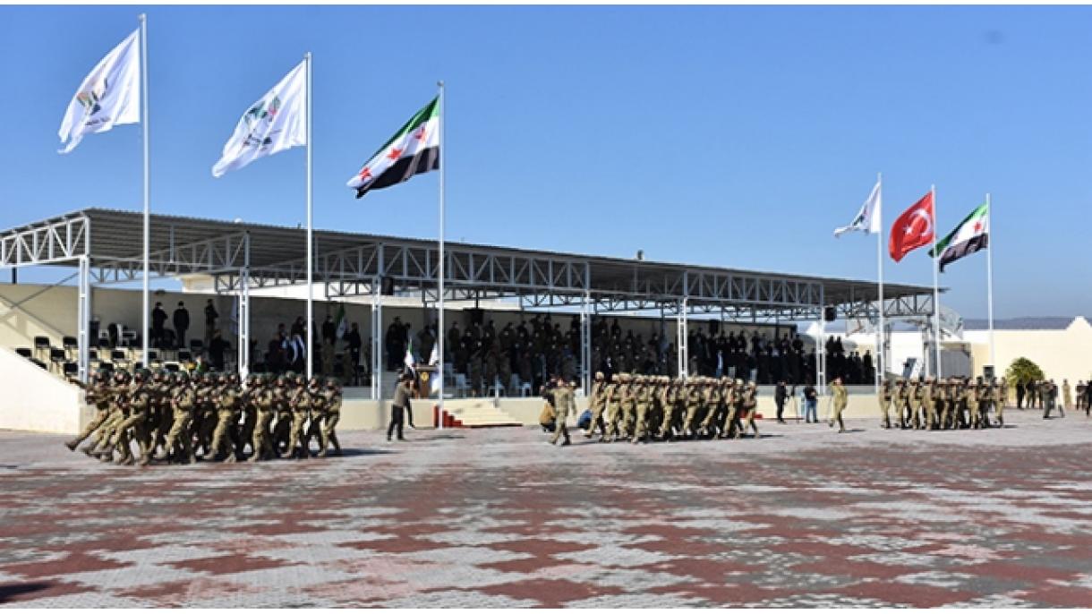 Сирийската национална армия откри първата си казарма...
