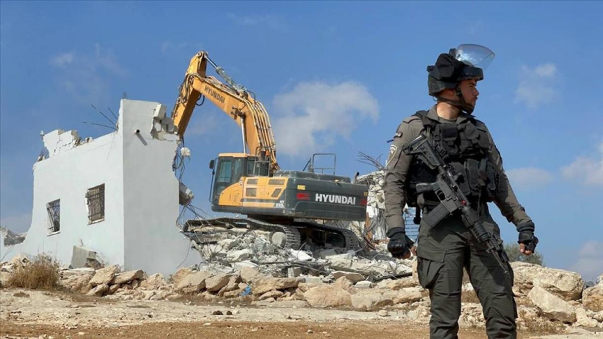 تخریب خانه 4 فلسطینی از سوی نظامیان اسرائیل