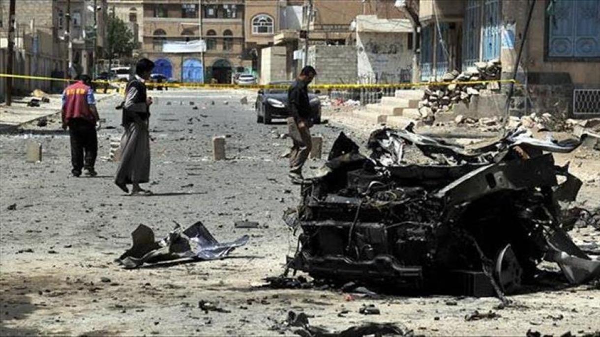 انفجار خودروی بمب گذاری شده در یمن 5 کشته و زخمی برجا گذاشت