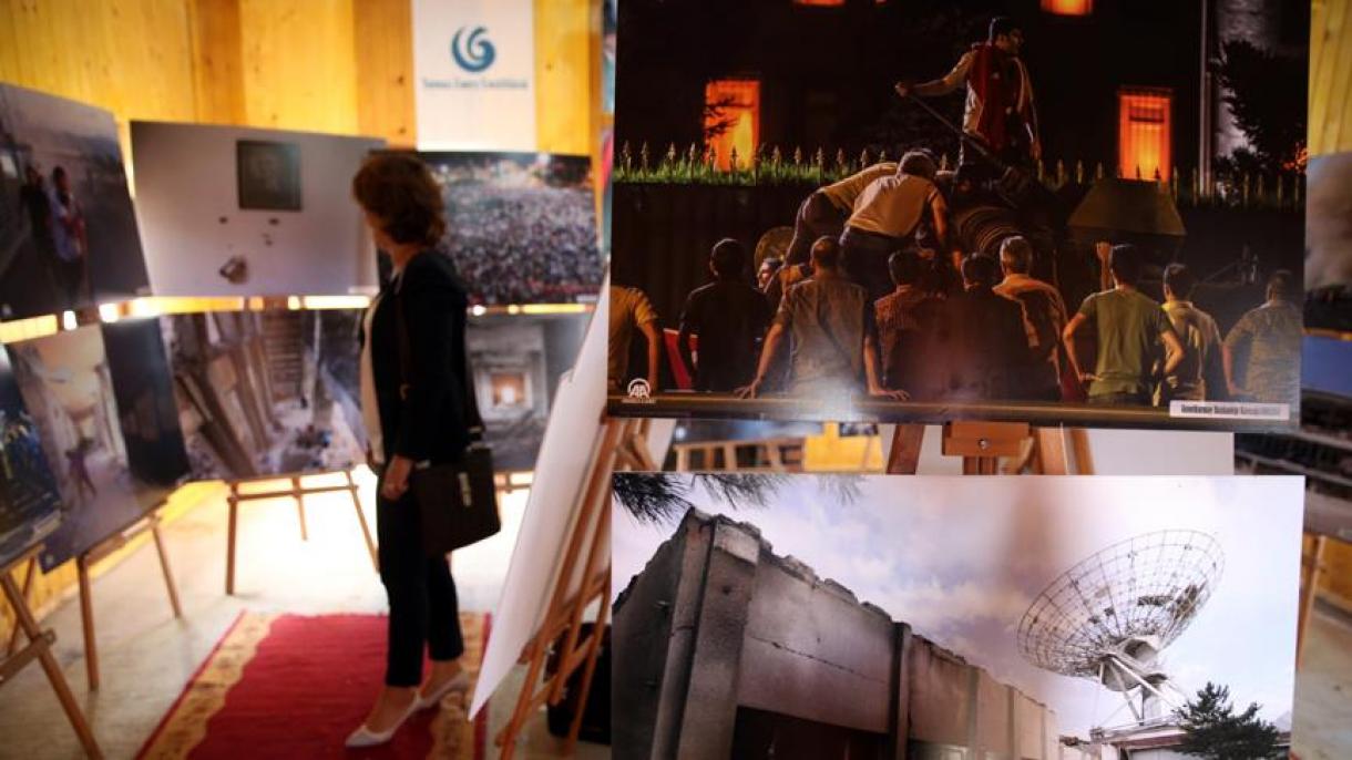 نمایشگاه عکسهای اقدام به کودتای 15 جولای سازمان تروریستی فتو