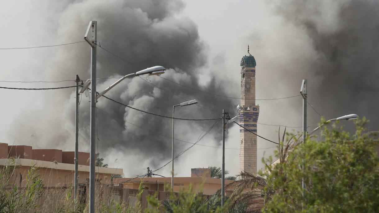 伊拉克空军战机轰炸导致100多名平民死亡