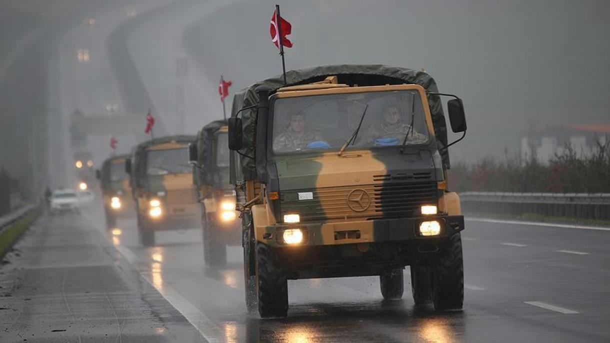 Турските въоръжени сили извършиха поредно изпращане на военни части към граничната със Сирия