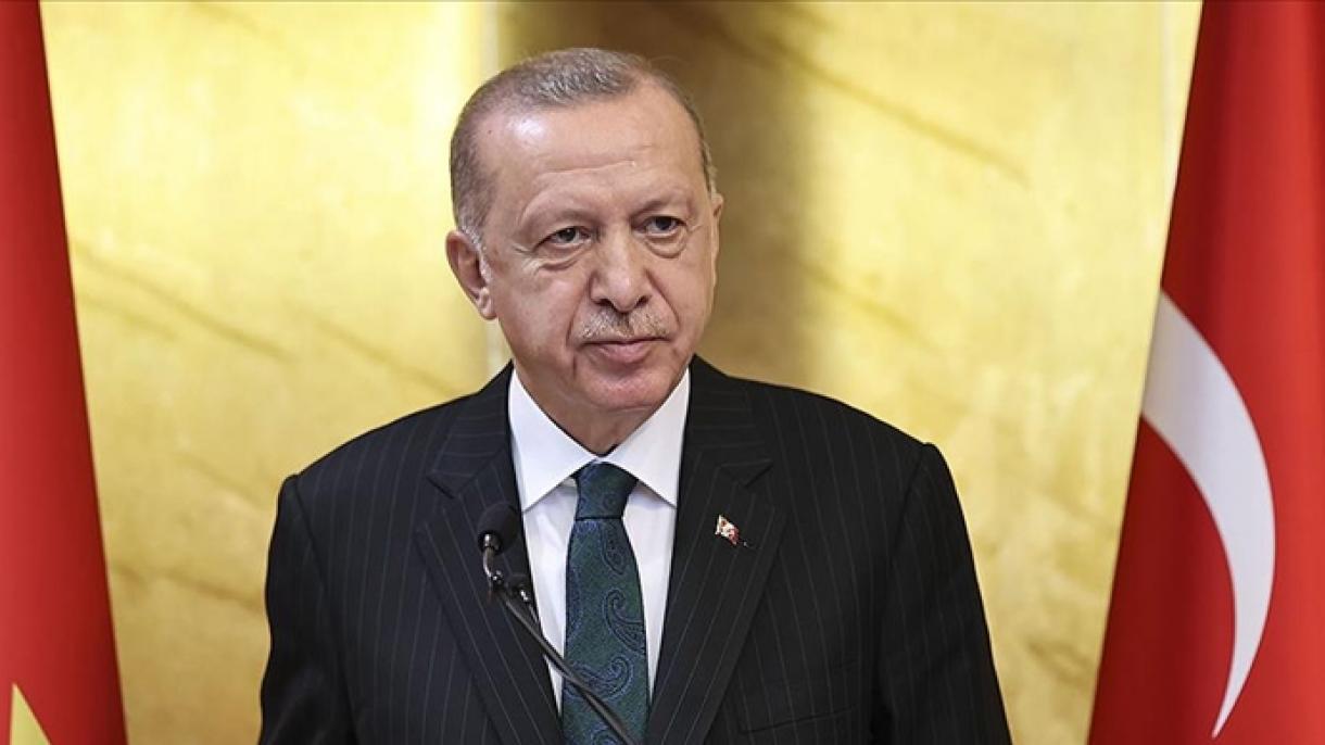 پرزیدنت اردوغاندان آذربایجانا تبریک مئساژی