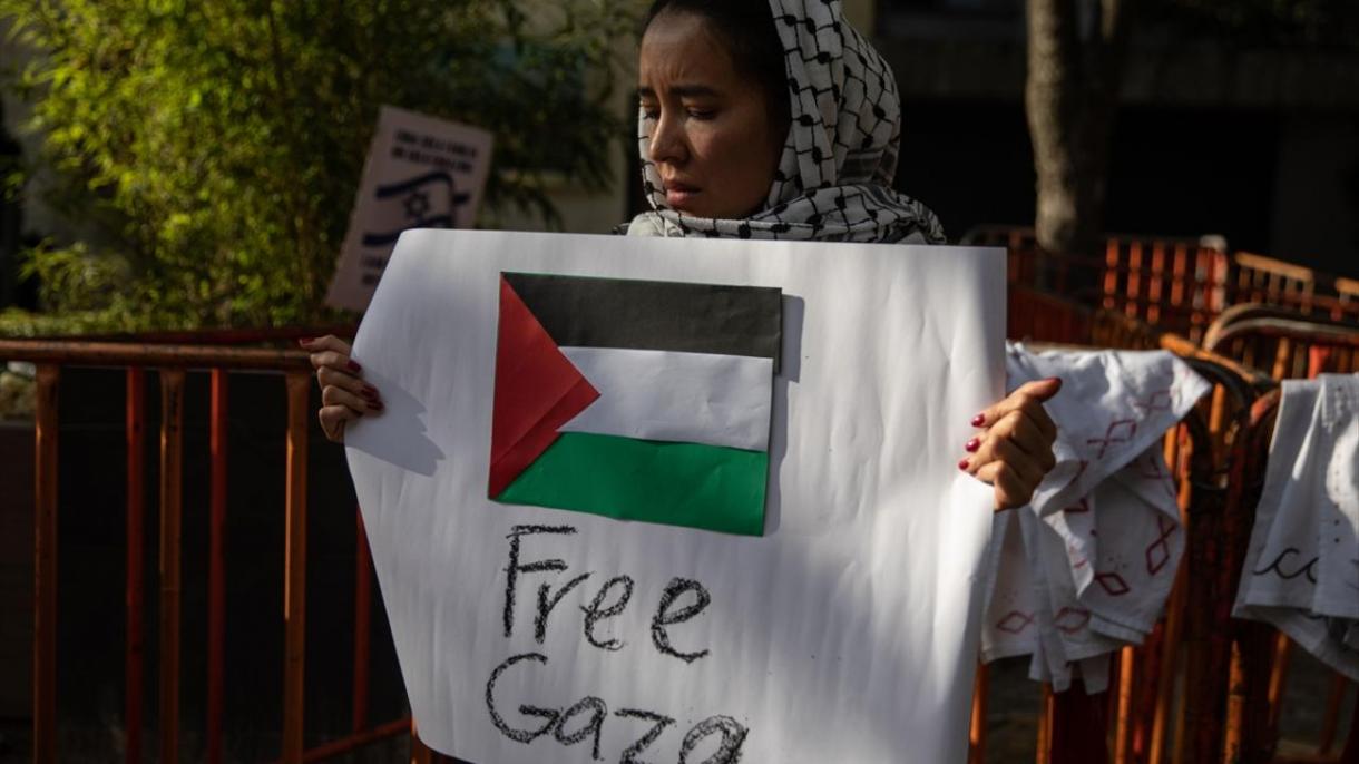 Manifestaciones de solidaridad con Palestina en cuatro esquinas del mundo