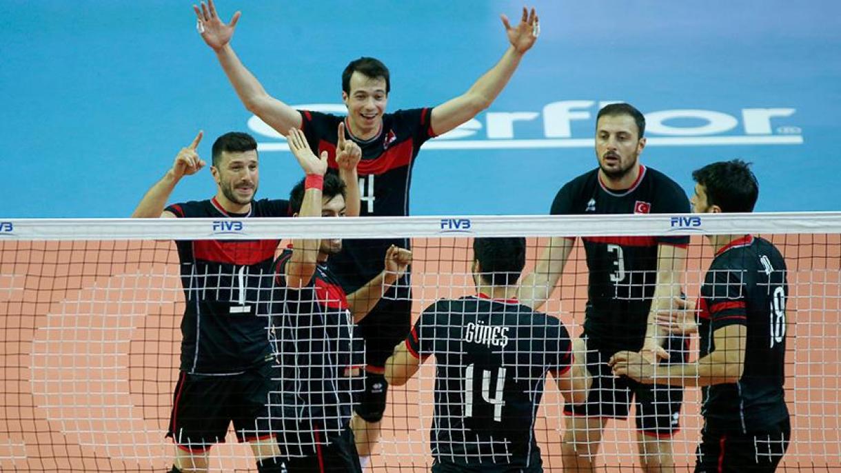 Түркиянын курама волейбол командасы Португалияны 3-0 эсебинде утуп алды