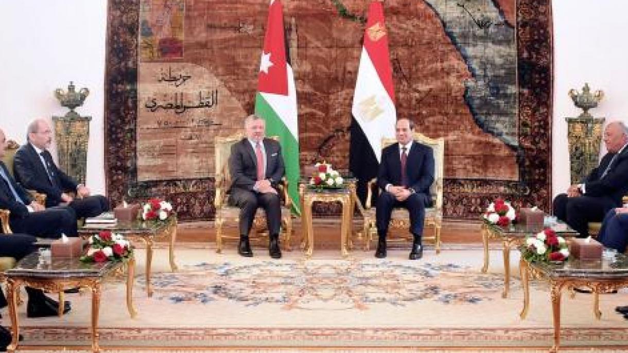 رهبران اردن و مصر باهم ملاقات کردند