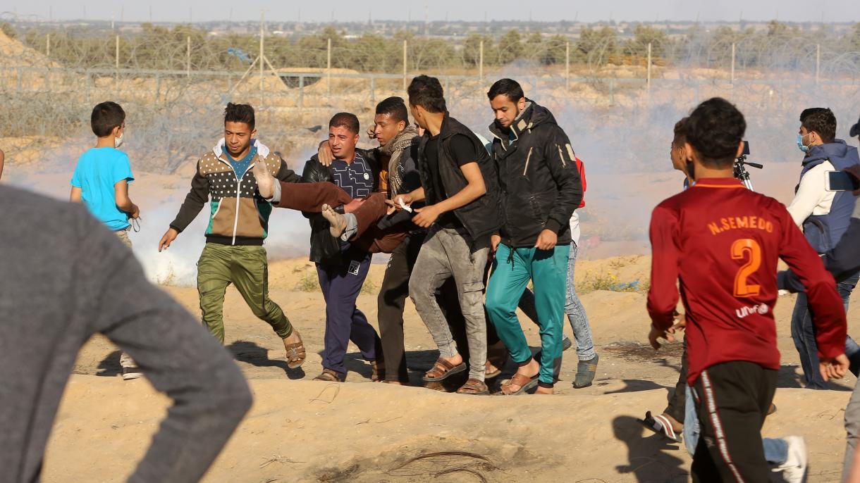شهادت یک جوان فلسطینی به ضرب گلوله نظامیان اسرائیل در غزه