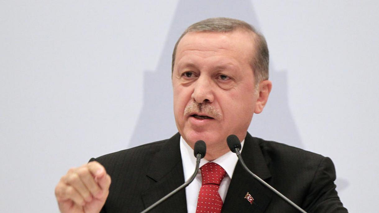 Prezident Ərdoğan Yǝhudilǝrin Roş Haşana bayramını tǝbrik edib
