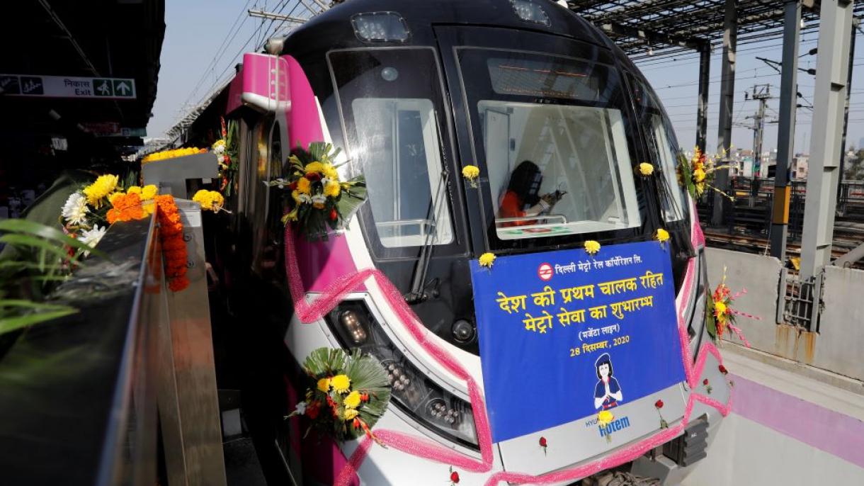印度开通第一条无人驾驶地铁线