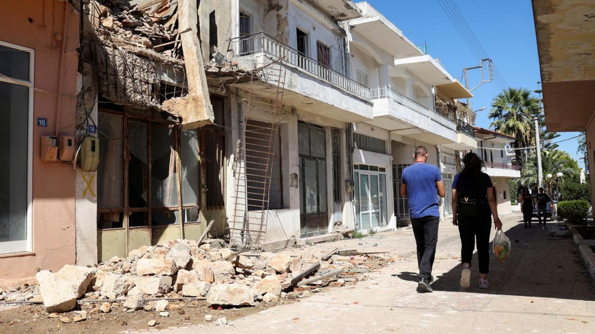 یونان کے جزیرے کریٹ میں 5 شدت کا زلزلے کے جھتکے