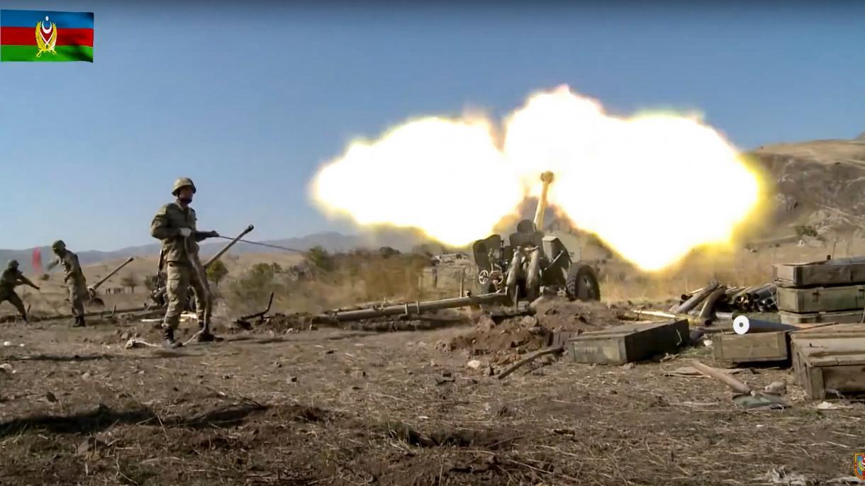 Azerbaijão destrói o sistema de mísseis Smerch da Arménia e assume o controlo da frente de combate