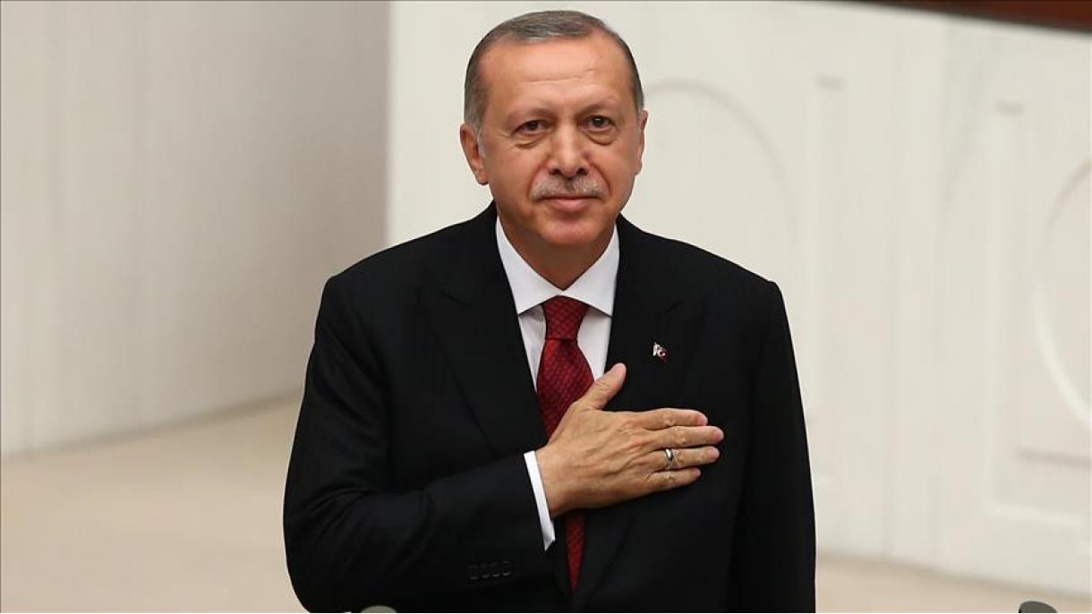 رجب طیب اردوغان اولین رئیس جمهور سیستم حکومت ریاستی، سوگند ادا کرد