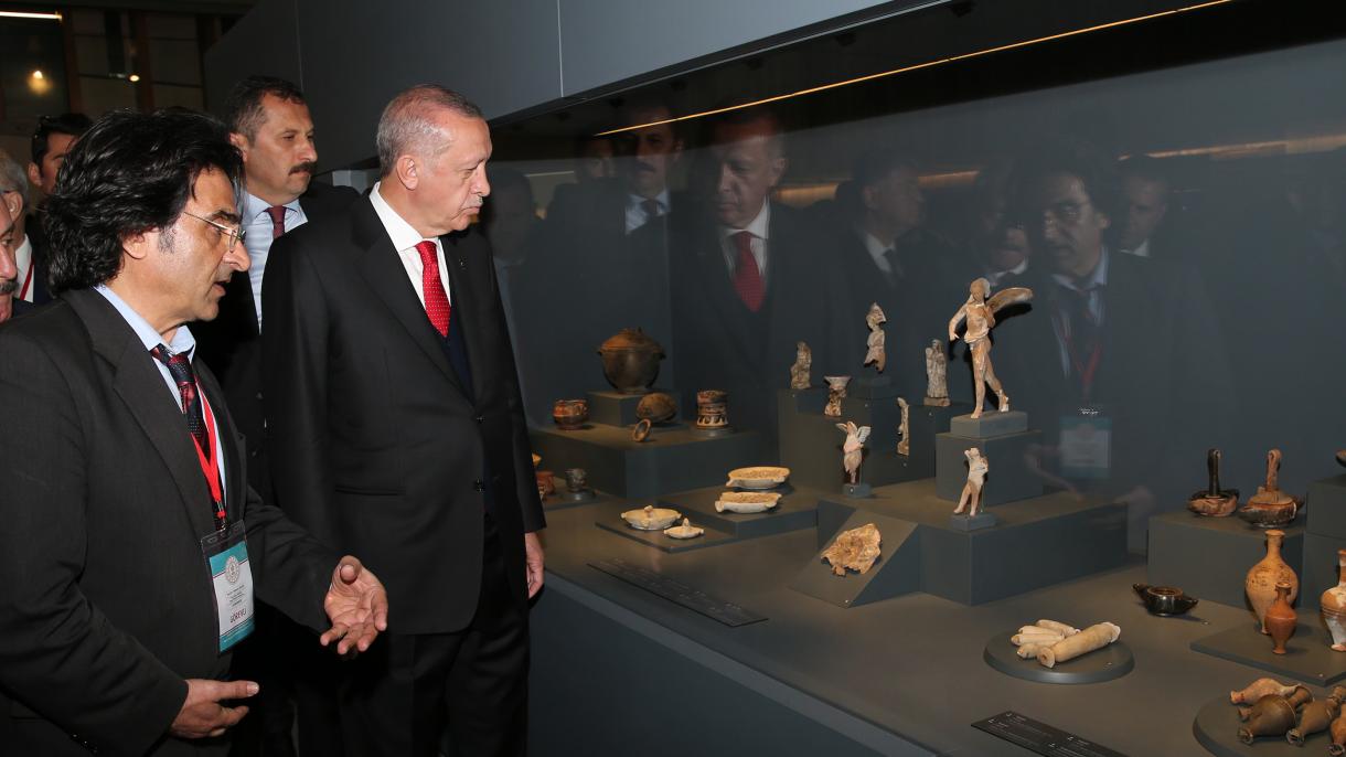 Presidente Erdogan inaugurou o Museu de Troya