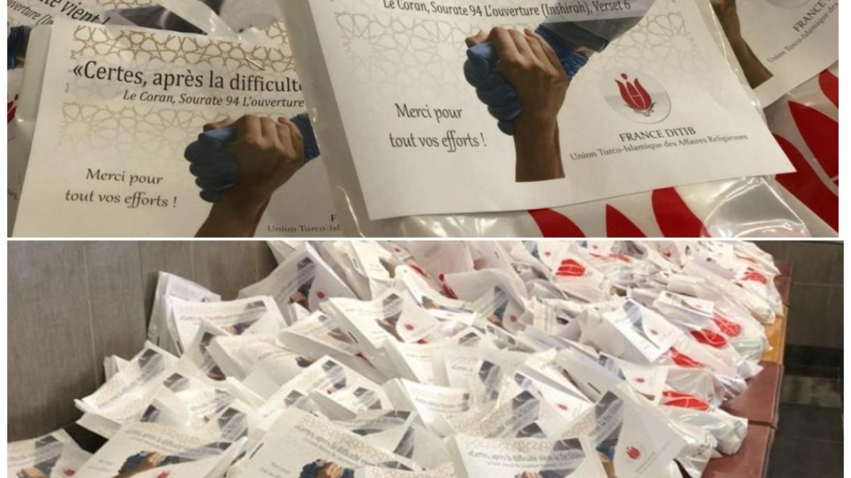 France: DITIB distribue des colis d’aides au personnel de santé et aux policiers pour les remercier