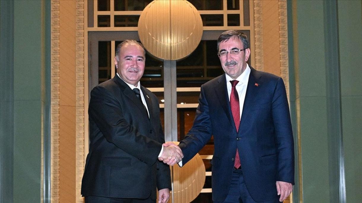 耶尔马兹会见土库曼斯坦内阁副主席阿达耶夫