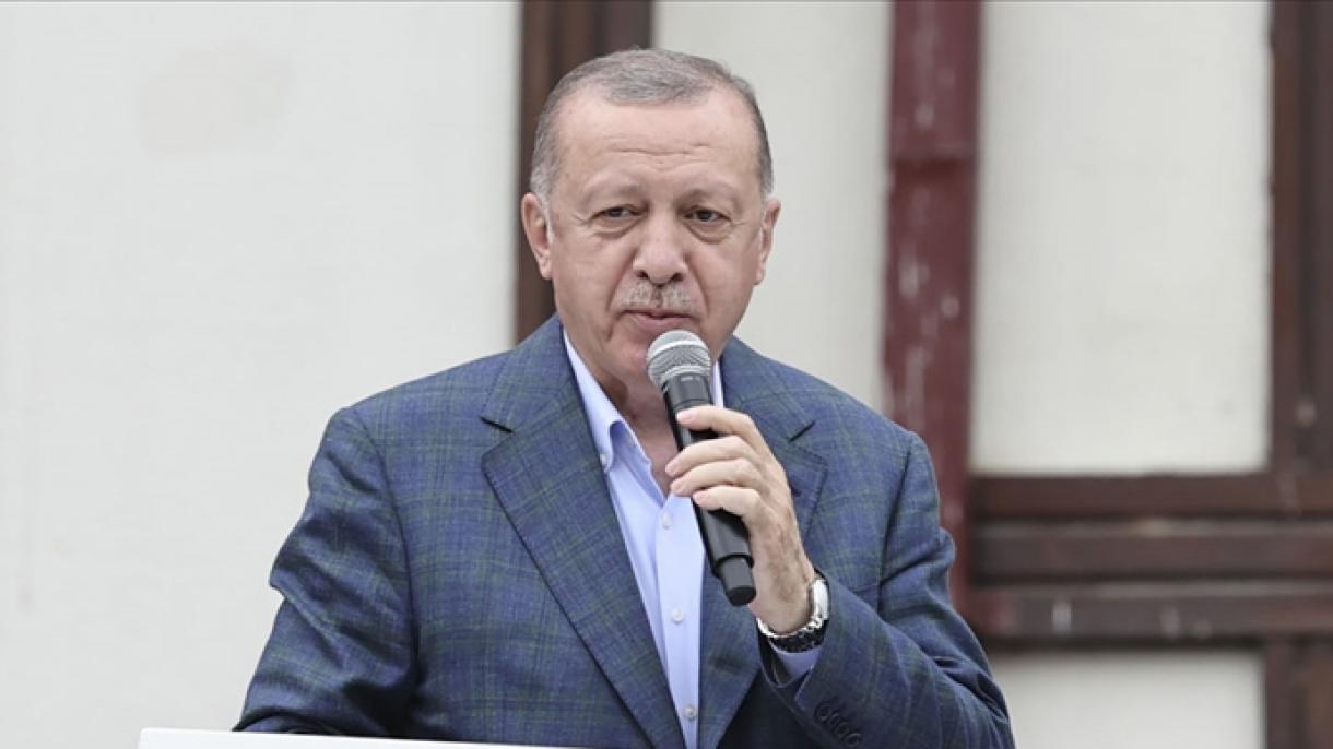 اردوغان: دولت با تمام امکانات در کنار برادران و خواهرانمان در آرتوین و ریزه است