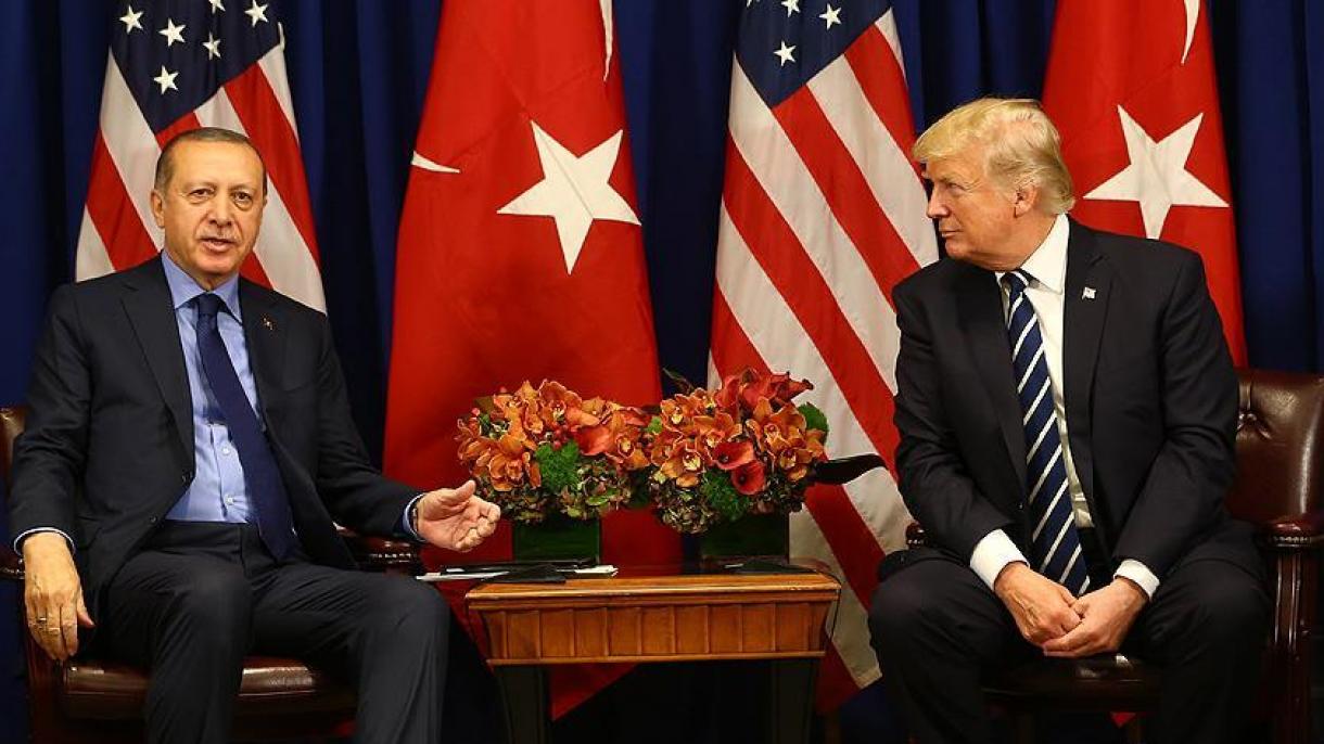 اردوغان، ترامپ ایله دانیشدی
