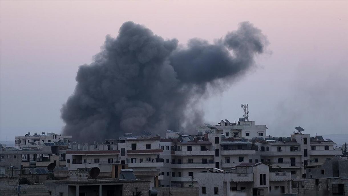 Siria, aerei da guerra russi attaccano i villaggi ad Idlib