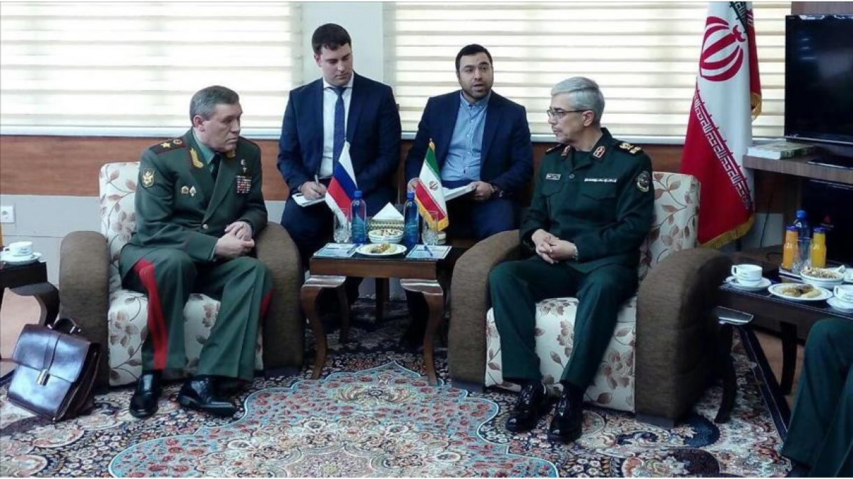 دیدار روسای ستاد نیروهای مسلح روسیه و ایران در تهران