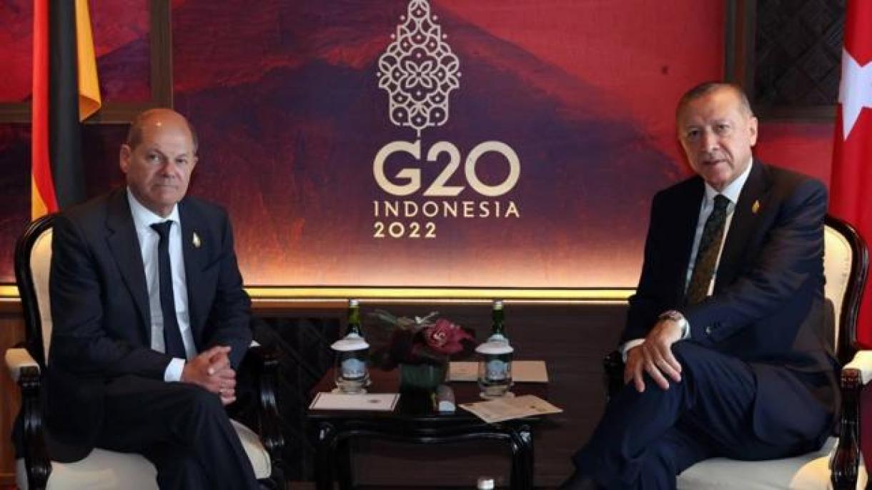Ердоган и Шолц разговаряха на срещата на Г-20