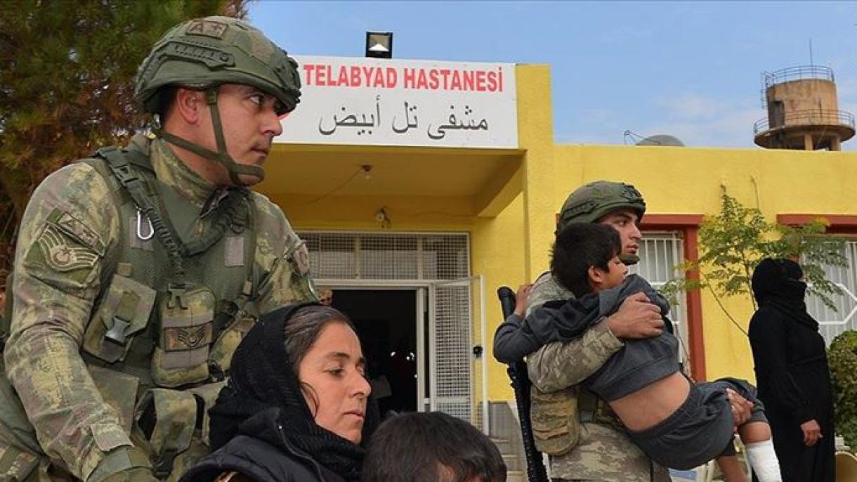 Las Fuerzas Armadas Turcas repara el Hospital de Tal Abiad